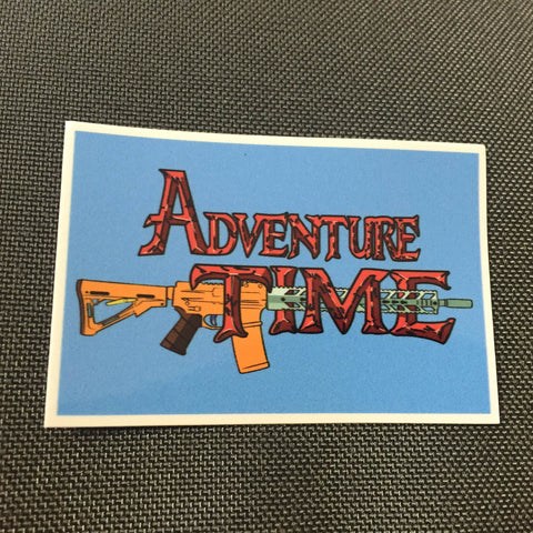 ADVENTURE TIME STICKER - Tactical Outfitters