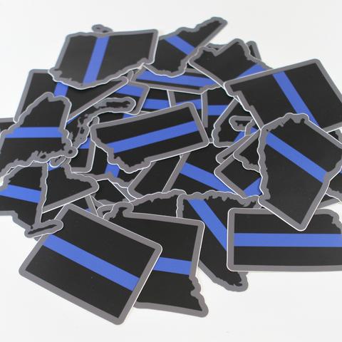 EVERY STATE IN THIN BLUE LINE STICKER SERIES - Tactical Outfitters
