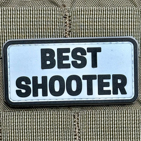 BEST SHOOTER PVC MORALE PATCH - Tactical Outfitters