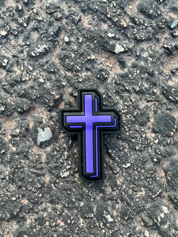 Purple Cross PVC Morale Patch – Tactical Outfitters