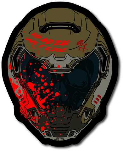 Doom Helmet Sticker - Tactical Outfitters