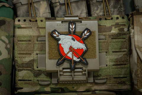 Wolf Hunter PVC Morale Patch - Tactical Outfitters