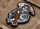 SONS OF ANARCHY REAPER LOGO PVC PATCH - Tactical Outfitters