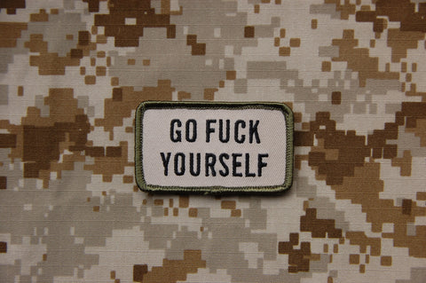 GO FUCK YOURSELF MORALE PATCH - Tactical Outfitters