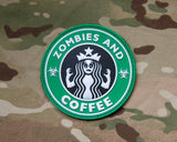 ZOMBIES AND COFFEE PVC MORALE PATCH - Tactical Outfitters