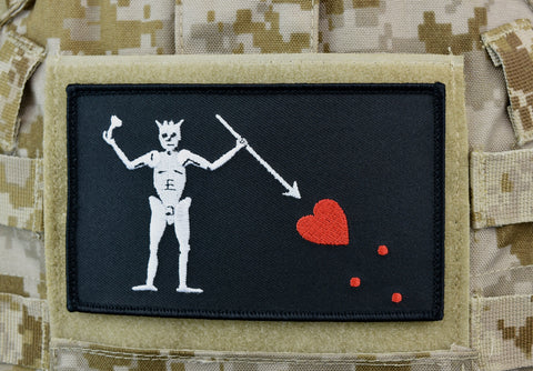 BLACKBEARD 5" X 3" FLAG MORALE PATCH - Tactical Outfitters