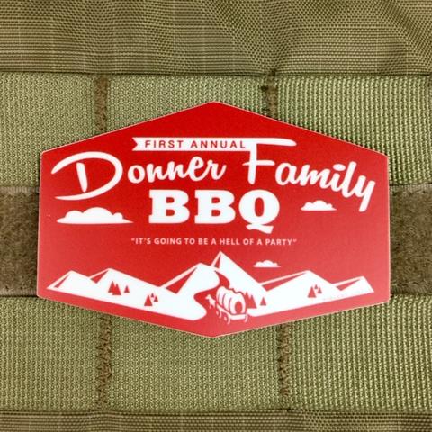 DONNER FAMILY BBQ STICKER - Tactical Outfitters