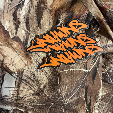 UNKWN8 Orange Tag Sticker - Tactical Outfitters