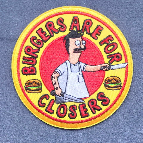 BURGERS ARE FOR CLOSERS MORALE PATCH - Tactical Outfitters