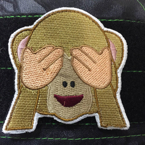 SEE NO EVIL MONKEY MORALE PATCH - Tactical Outfitters