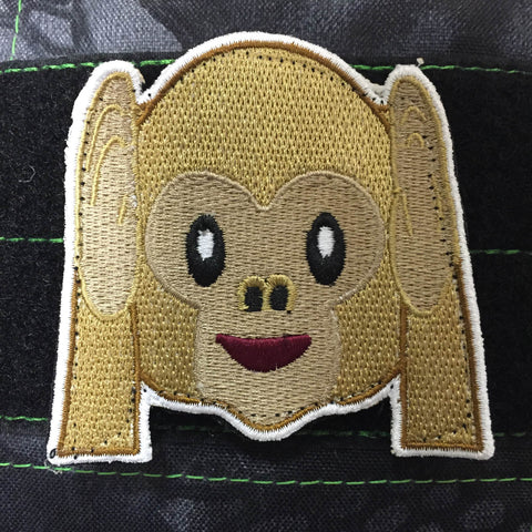 HEAR NO EVIL MONKEY MORALE PATCH - Tactical Outfitters