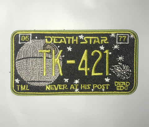 TK-421 LICENSE PLATE LIMITED EDITION MORALE PATCH - Tactical Outfitters