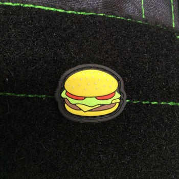 CHEESEBURGER GITD PVC CAT EYE MORALE PATCH - Tactical Outfitters