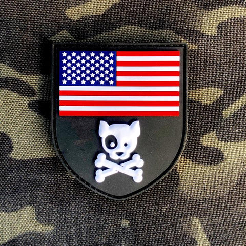 American Crossbones PVC Morale Patch - Tactical Outfitters