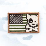 Freedom Crossbones Dog Morale Patch - Tactical Outfitters