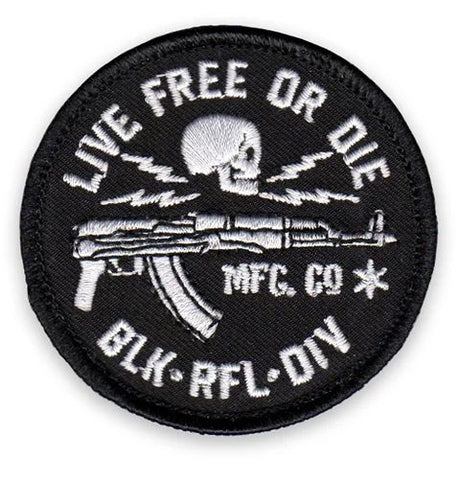 BLKRFLDIV – LIVE FREE OR DIE MORALE PATCH - Tactical Outfitters