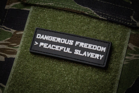 Dangerous Freedom PVC Morale Patch - Tactical Outfitters