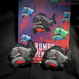 GRUMPY PIRANHA, PVC MORALE PATCH SET - Tactical Outfitters