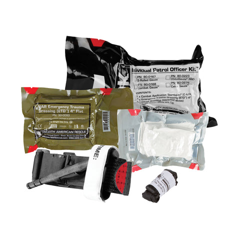 North American Rescue Individual Patrol Officer Kit (IPOK) Medical Kit - Tactical Outfitters