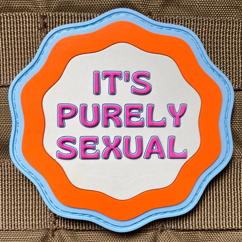 Its Purely Sexual PVC Morale Patch - Tactical Outfitters