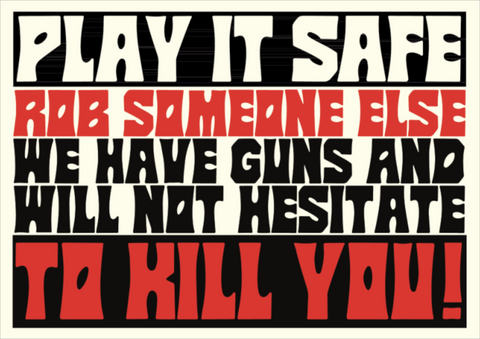 PLAY IT SAFE STICKER - Tactical Outfitters