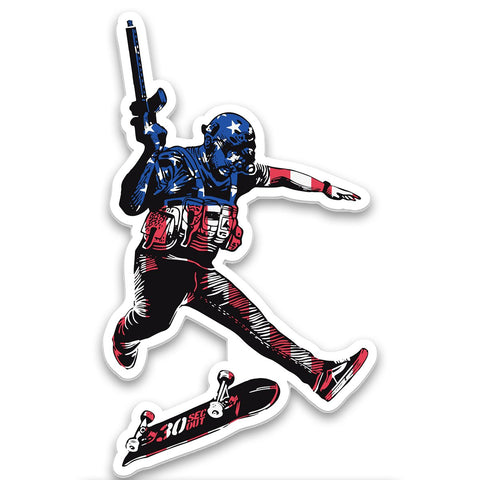 COMMANDO TRE FLIP STICKER - Tactical Outfitters