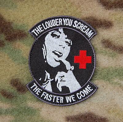 THE LOUDER YOU SCREAM PARA RESCUE MORALE PATCH - Tactical Outfitters