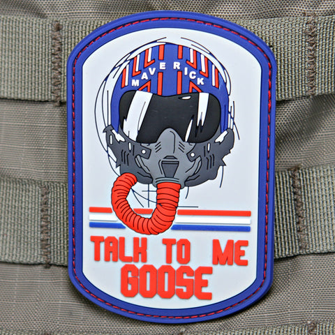 Talk To Me Goose Top Gun PVC Morale Patch - Tactical Outfitters