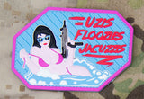 UZIS FLOOZIES JACUZZIS PVC MORALE PATCH - Tactical Outfitters