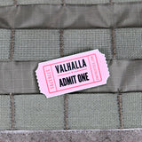 VALHALLA ADMIT ONE STICKER - Tactical Outfitters