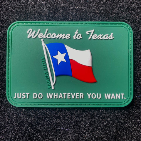 Texas Pvc Patch WELCOME TO TEXAS PVC MORALE PATCH – Tactical Outfitters