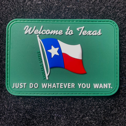 WELCOME TO TEXAS PVC MORALE PATCH - Tactical Outfitters