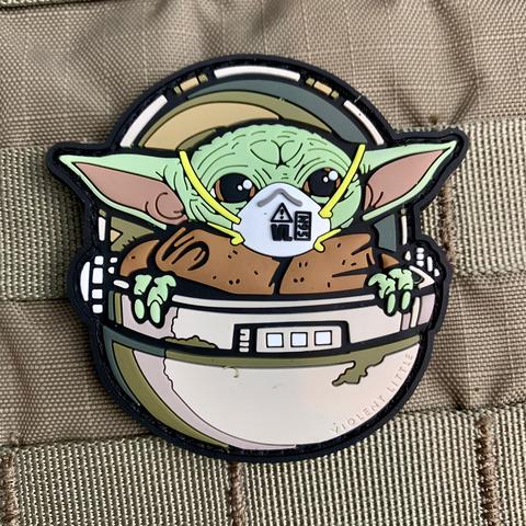 THE CHILD MASKED UP - PVC MORALE PATCH - Tactical Outfitters