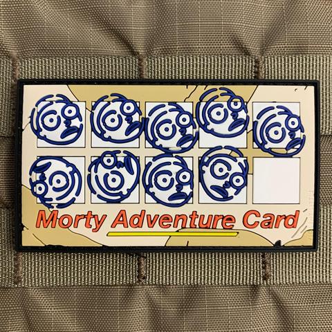 Morty Adventure Card PVC Morale Patch - Tactical Outfitters