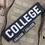 COLLEGE PVC MORALE PATCHES - Tactical Outfitters