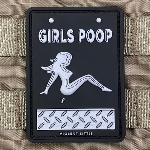 GIRLS POOP PVC PATCH - Tactical Outfitters
