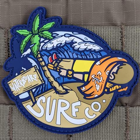 WATERBOARD SURF CO. PVC MORALE PATCH - Tactical Outfitters
