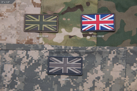 BRITISH FLAG PVC MORALE PATCH - Tactical Outfitters