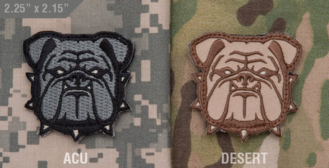 BULLDOG HEAD - SMALL MORALE PATCH - Tactical Outfitters