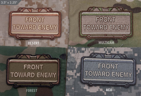 FRONT TOWARD ENEMY MORALE PATCH - Tactical Outfitters
