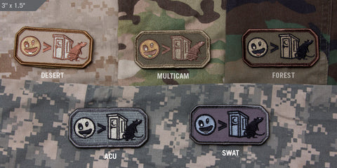 CRAZIER THAN MORALE PATCH - Tactical Outfitters