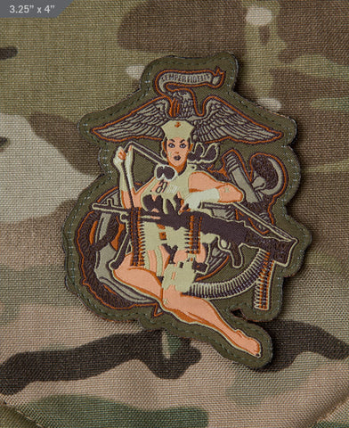 DESERT MARINE MORALE PATCH - Tactical Outfitters