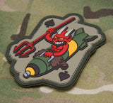 Devil Bomber PVC Morale Patch - Tactical Outfitters