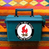 EXPECT TO SELF RESCUE STICKER - Tactical Outfitters