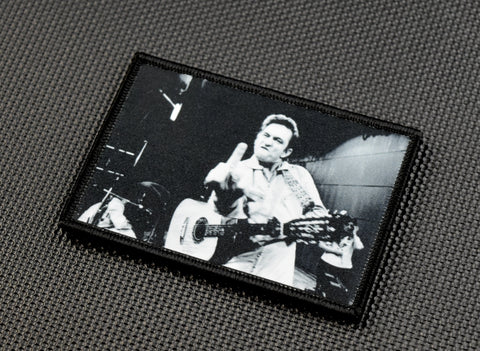 Johnny Cash Finger Morale Patch - Tactical Outfitters