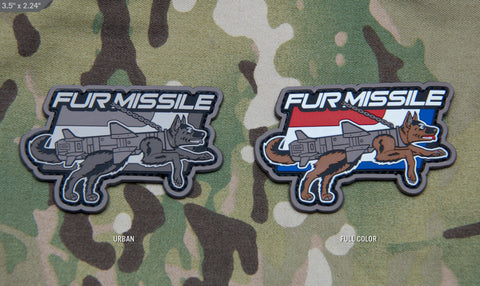 FUR MISSILE PVC MORALE PATCH - Tactical Outfitters