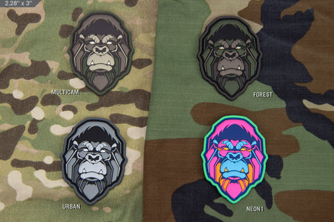 Gorilla Head PVC Morale Patch - Tactical Outfitters