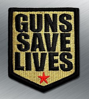 GUNS SAVE LIVES MORALE PATCH - Tactical Outfitters