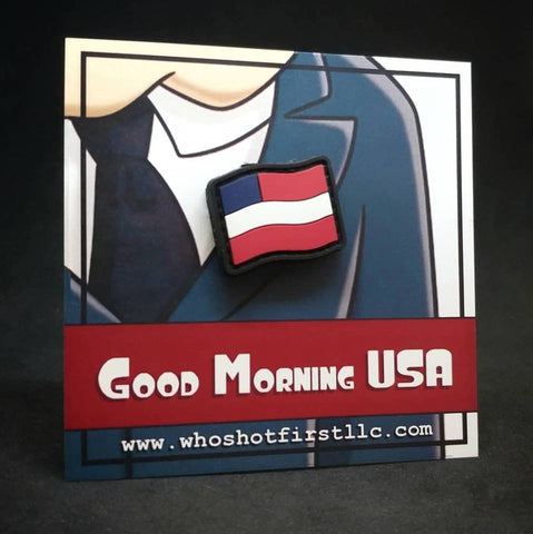 GOOD MORNING USA PVC MORALE PATCH - Tactical Outfitters