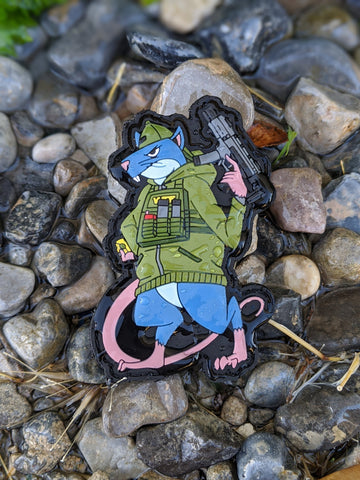 Hood Rat Series - Fink - Limited Edition PVC Morale Patch - Tactical Outfitters
